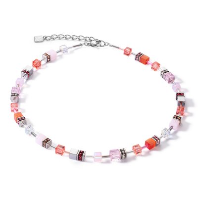 Coeur De Lion GeoCUBE® Red Joyful Colours Necklet