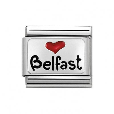 Nomination Silver Belfast Charm