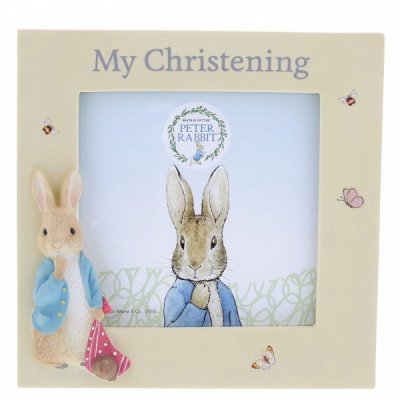 Peter Rabbit My Christening Photo Frame