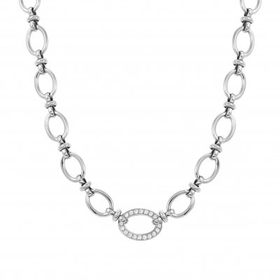 Nomination Affinity Stainless Steel & CZ Necklace