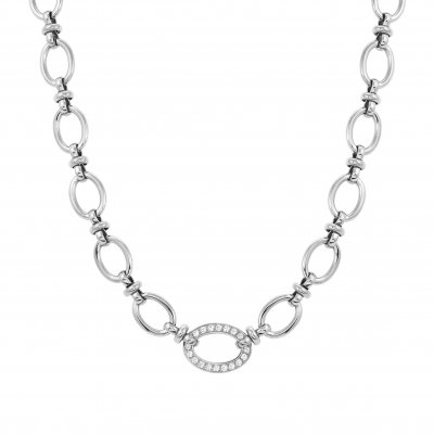 Nomination Affinity Stainless Steel & CZ Necklace