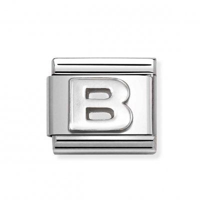 Nomination Silver Shine Initial B Charm.