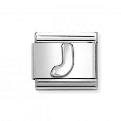 Nomination Silver Shine Initial J Charm.