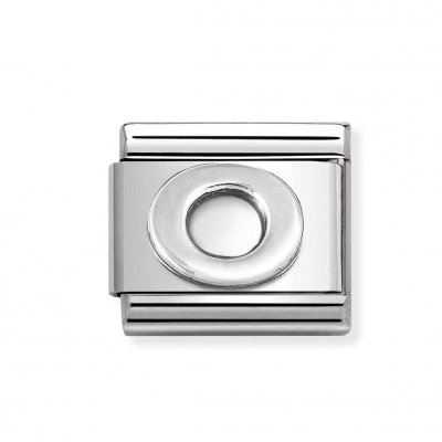 Nomination Silver Shine Initial O Charm.