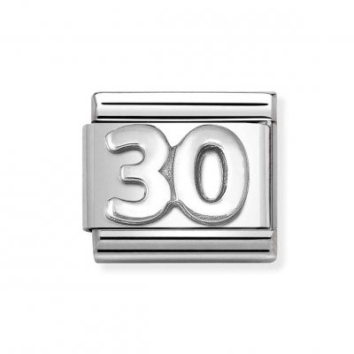 Nomination Silver Number 30 Charm