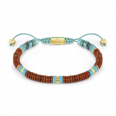 Nomination InstinctStyle Steel Brick Colour Jasper Bracelet