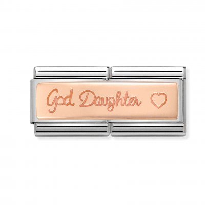 Nomination Rose Gold God Daughter Charm