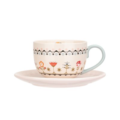 Cath Kidston Painted Table Teacup & Saucer set