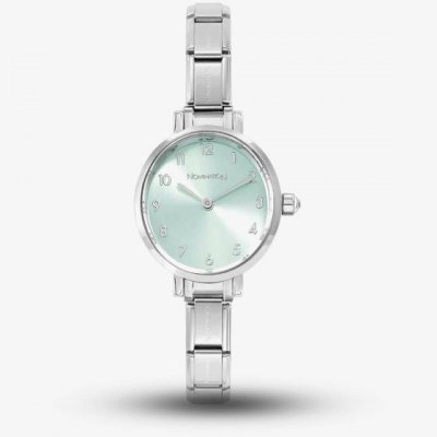 Nomination Paris Classic Steel & Green Water Oval Dial Watch