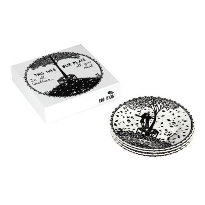 Rob Ryan This Is Our Place set of 4 Plates - Wild and Wolf