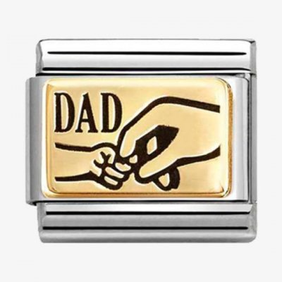 Nomination Gold CLASSIC Dad Holding Hands Charm