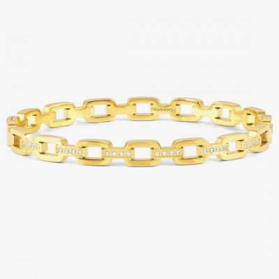 Nomination Pretty Bangles Gold plated & White CZ Bangle