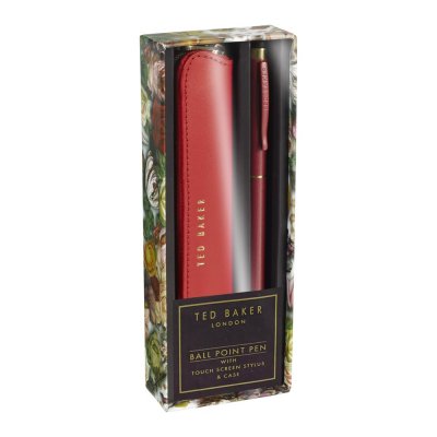 Ted Baker Red Ballpoint pen / Stylus for touchscreen. By Wild and wolf