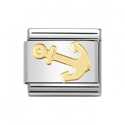 Nomination 18ct Gold Anchor Charm.