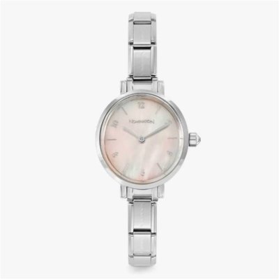 Nomination Paris Classic Steel Pink Mother of Pearl Oval Dial Watch