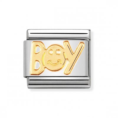 Nomination 18ct Gold Boy Charm.