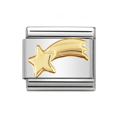 Nomination 18ct Gold Shooting Star Charm.