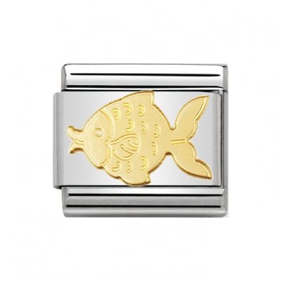 Nomination 18ct Gold  Fish Charm.