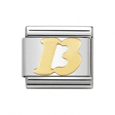 Nomination 18ct Gold Lucky 13 Charm.