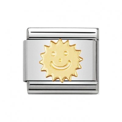 Nomination 18ct Gold Sun Charm.