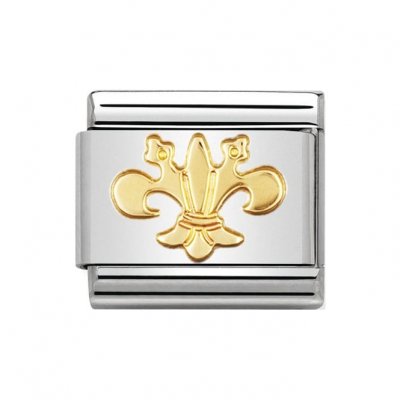 Nomination 18ct Gold Lily Charm.