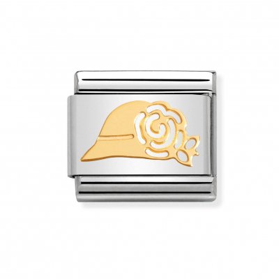 Nomination 18ct Madame Hat Charm.