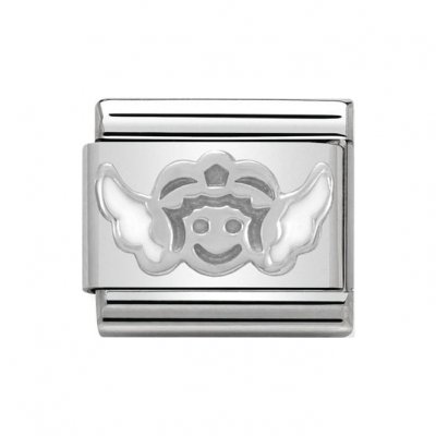 Nomination Classic Silver Angel Charm.