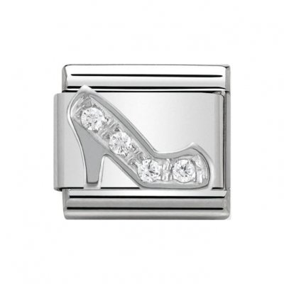 Nomination Silver Shine High Heel Shoe Classic Charm