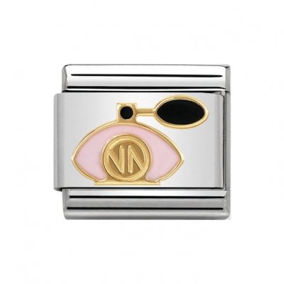 Nomination Enamel & 18ct Madame Perfume Charm.