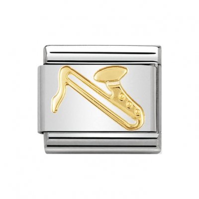 Nomination Music Saxophone Charm.