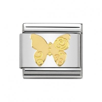 Nomination 18ct Butterfly Versailles Charm.