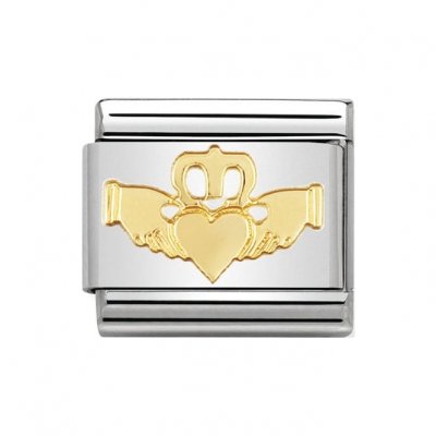 Nomination 18ct Gold Cladding Charm.