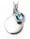 Silver March Swarovski Pendant on 16-18