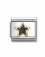 Nomination 18ct Gold Glitter Black Star Charm.