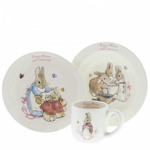 Roald Dahl Charlie Chocolate Factory Ceramic 4Pc Stacking Breakfast Set Gift Box 