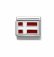 Nomination Silver Shine Enamel Denmark Flag Charm