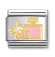 Nomination 18ct Gold Perfume with Flower Pink White Charm