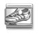 Nomination Silver Oxidised Football Boot Charm