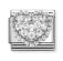 Nomination Silver White CZ Heart Dot Charm