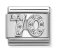 Nomination Silver Shine CZ Number 70 Charm.