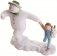 The Snowman with Billy and the Snow Dog Taking Off by Beswick