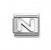 Nomination Silver Shine Initial N Charm.
