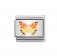 Nomination 9ct Rose Gold & Enamel Rainbow Butterfly Charm