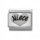 Nomination Silver NIECE Heart Charm.