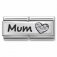 NOM CZ DOUBLE SYMBOLS CZ HEART MUM.