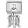 Nomination Drop Silver CZ Angel  Charm.