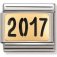 Nomination 18ct Gold & Enamel 2017 Messages Charm