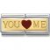 Nomination Double Engraved Charm Gold You and Me Charm