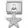 Nomination Drop Silver CZ Star in Charm.