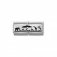 Nomination Silver Double Savana Skyline Charm
